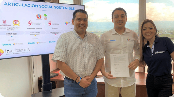 El CRM de Inkubamos en Hulia, Colombia